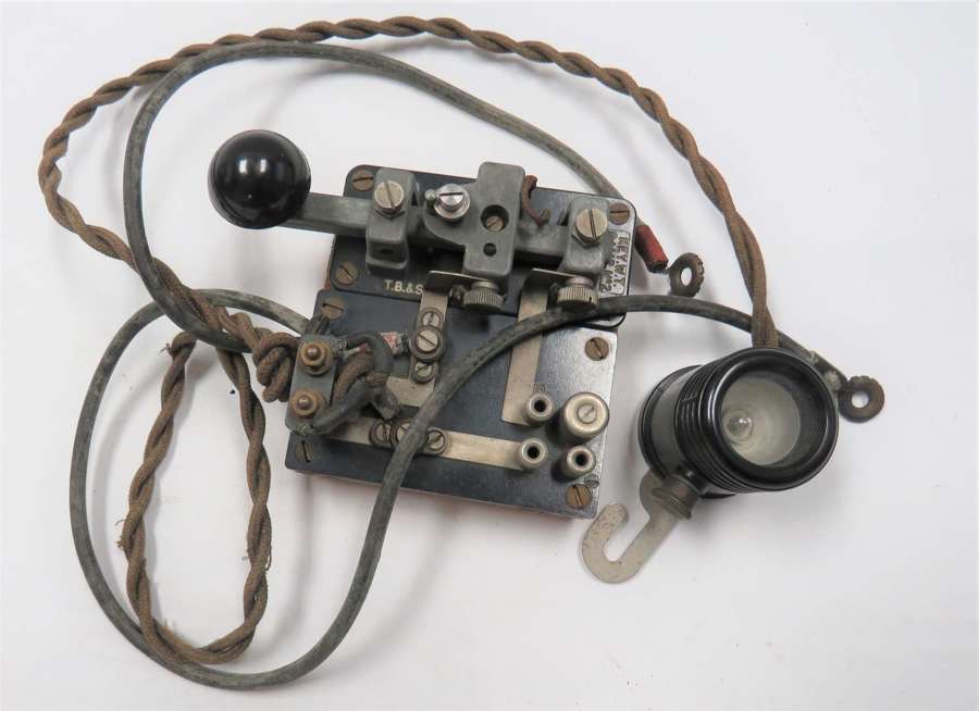 WW2 Morse Key with Training Light