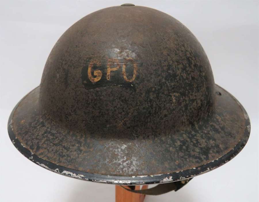 1939 Dated "GPO" Home Front Steel Helmet