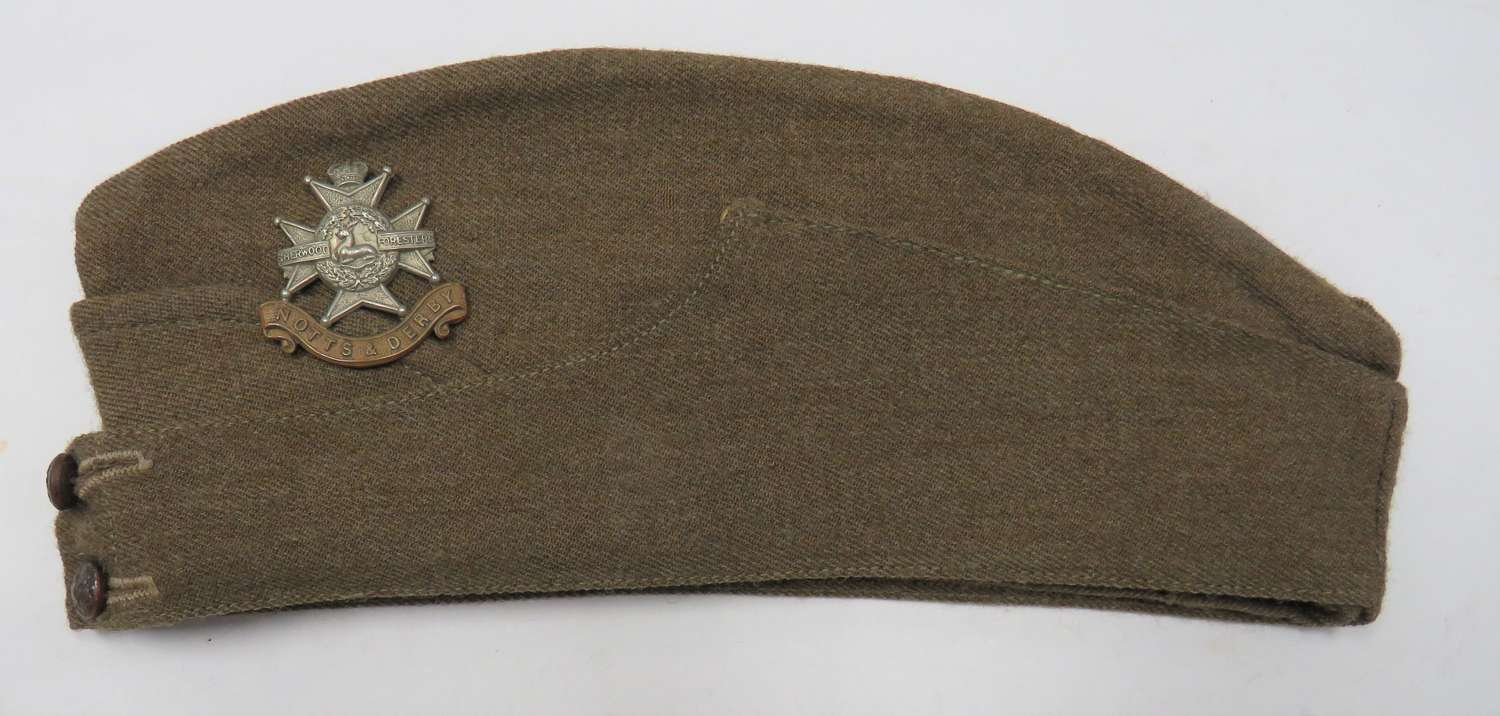 WW2 Notts and Derby Other Ranks Forage Cap
