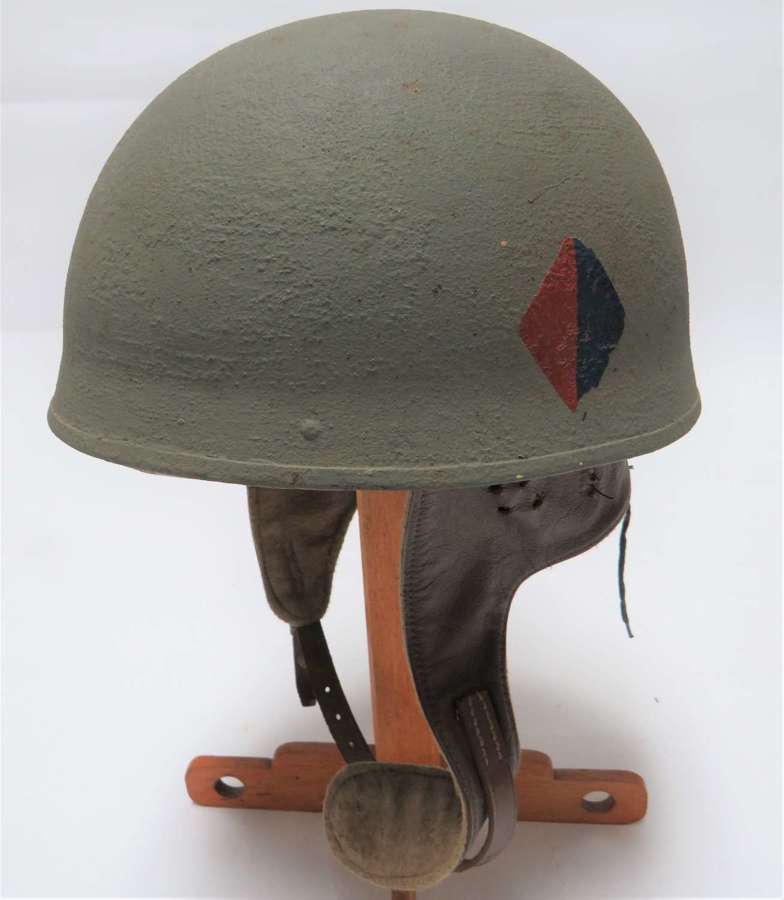 1942 Dated Royal Artillery Dispatch Riders Steel Helmet .