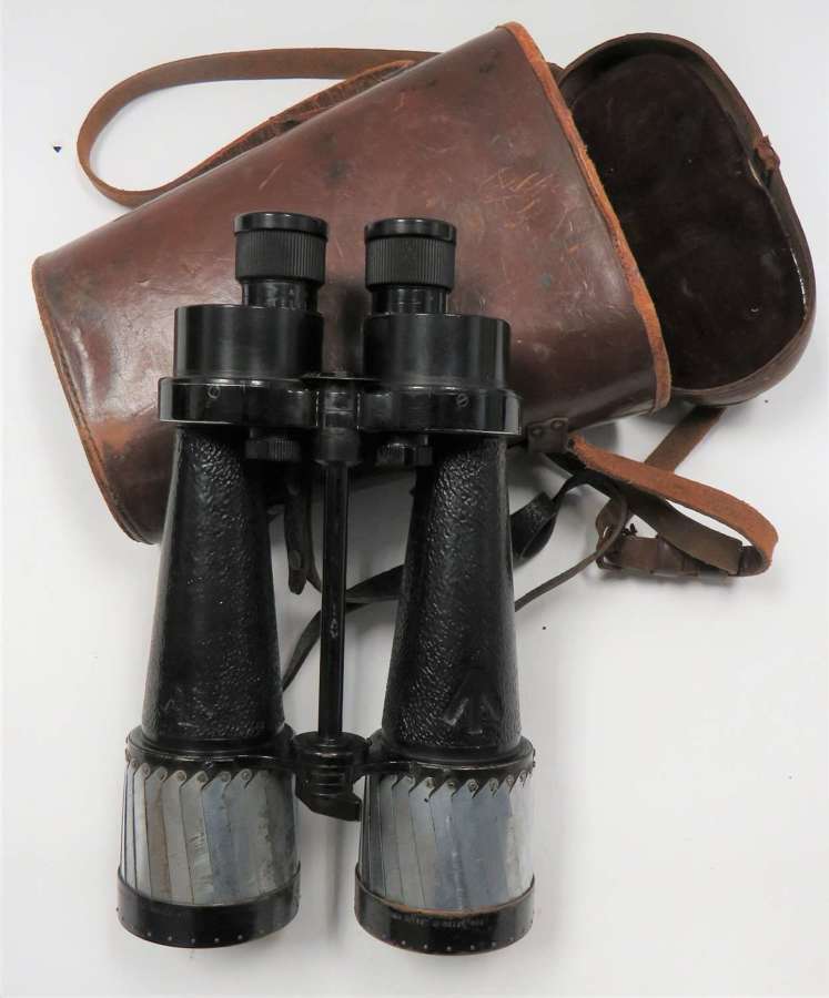 WW2 Royal Navy Barr & Stroud Binoculars