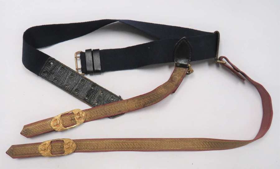 Late 19th Century Officers Undress Sword Belt