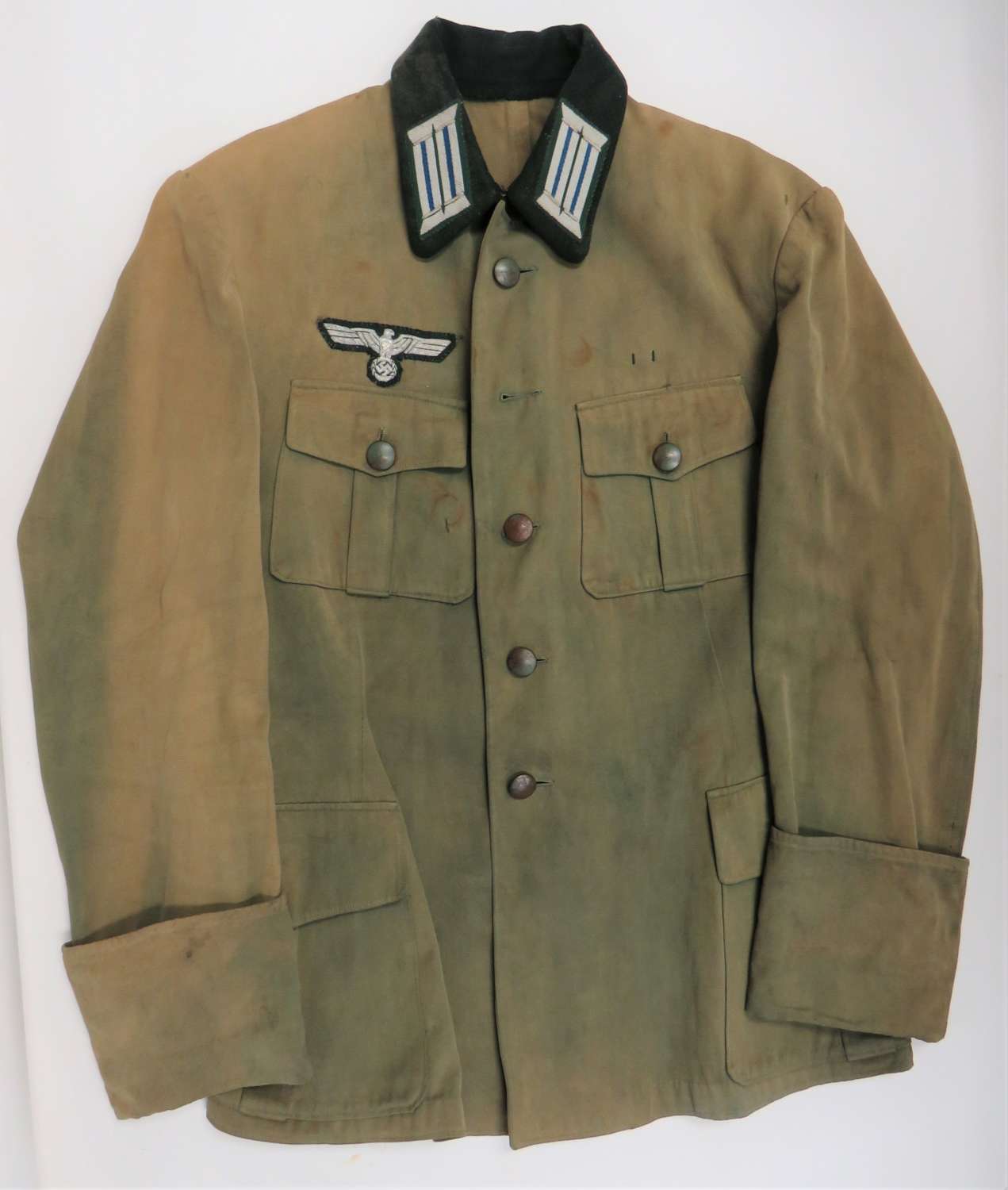 WW2 German M36 Medical Officers Summer Pattern Tunic