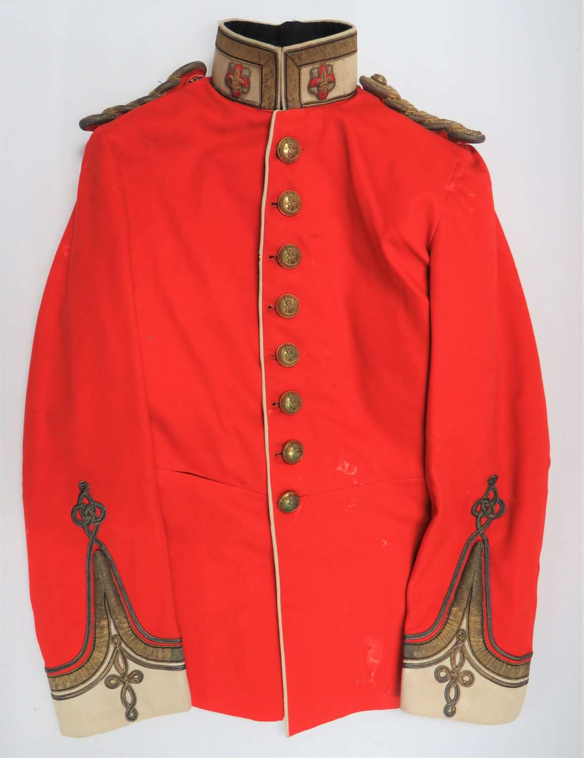 Loyal North Lancashire Regiment Officers Scarlet Full Dress Tunic
