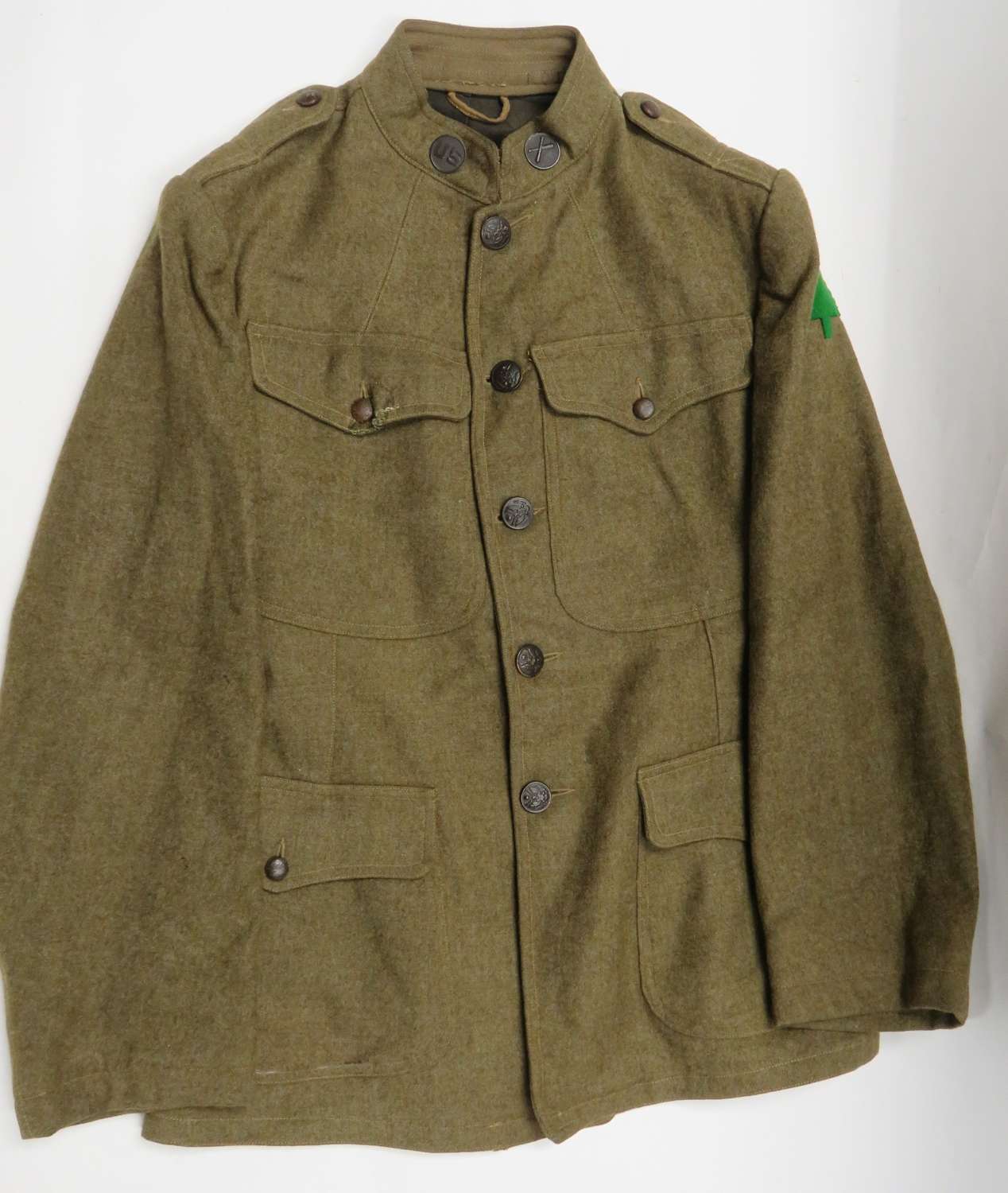 WW1 American Troops Winter Pattern Tunic 91st Division