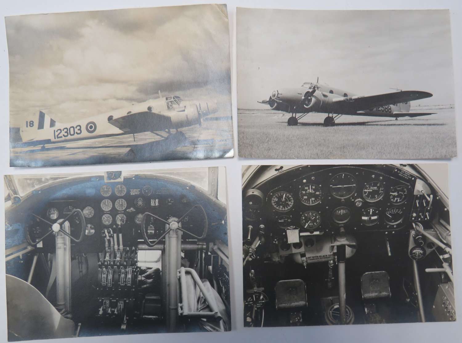WW2 R.A.F Aircraft and Cockpit Photos
