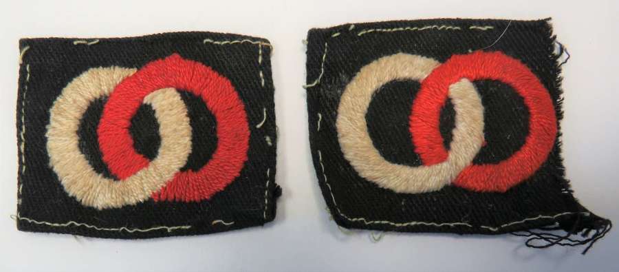 Pair of 36th Infantry Regiment Formation Badges