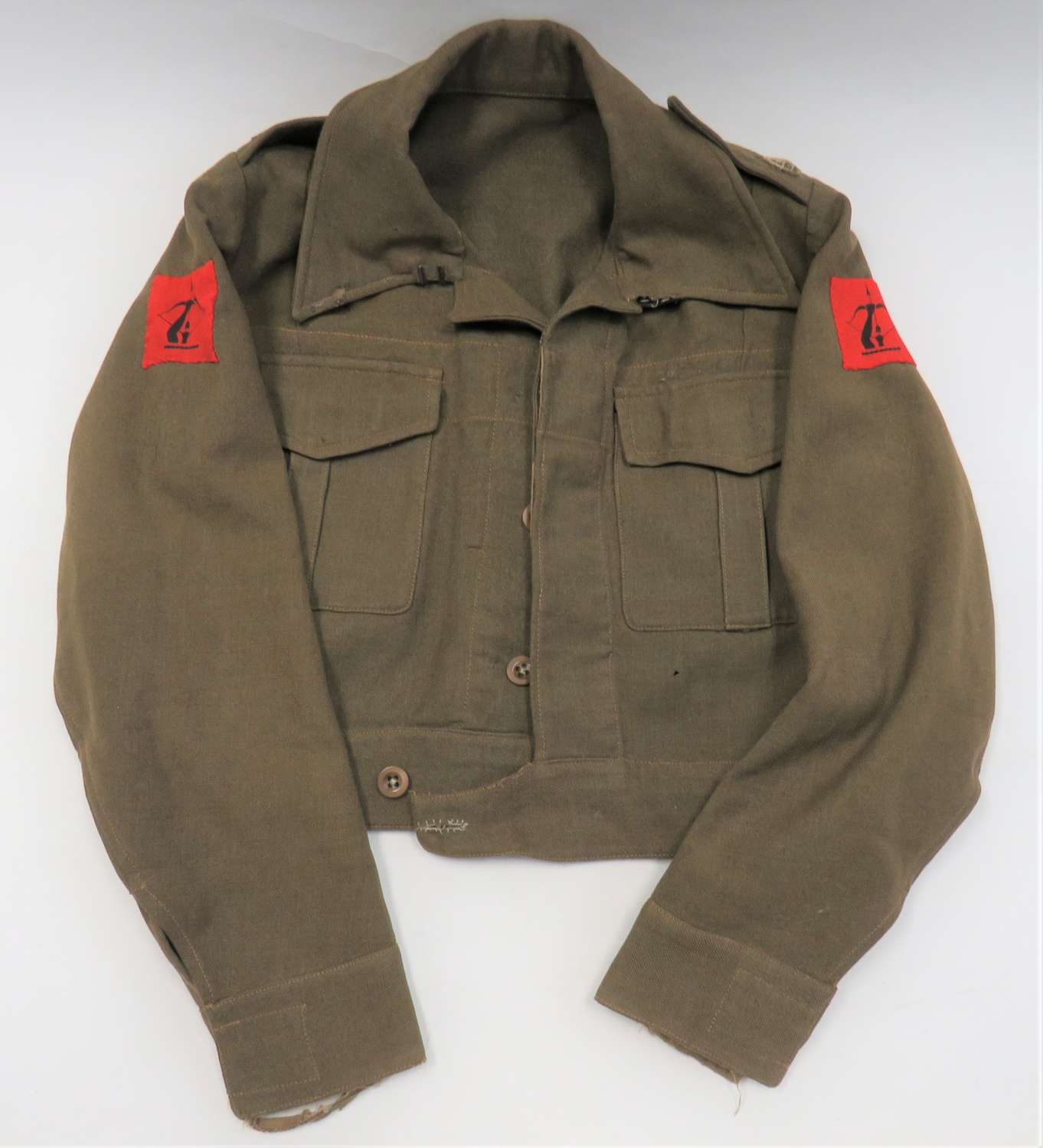 WW2 A.T.S Anti Aircraft Command Officers Battle Dress Jacket