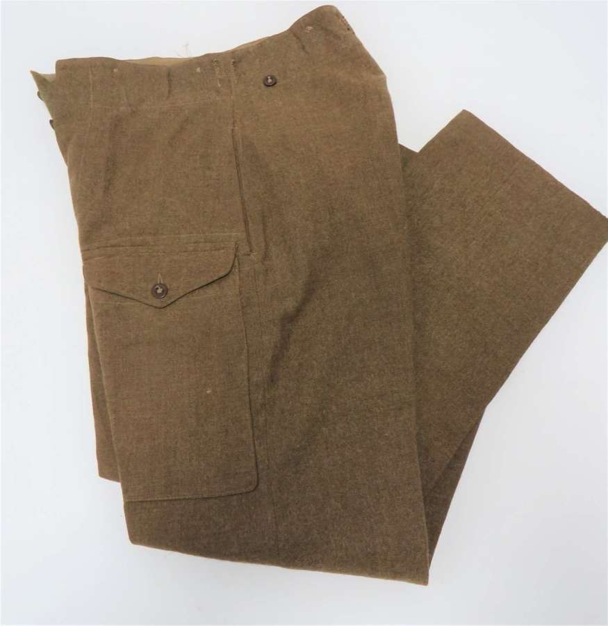 1940 Pattern British Battledress Trousers .Good Size