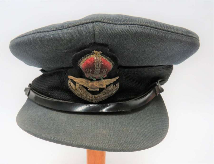 WW2 Royal Air Force Officers Service Dress Cap