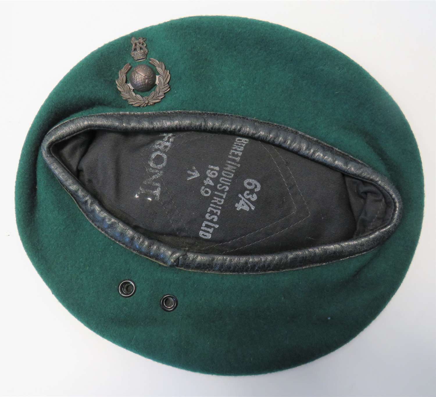 1949 Dated  Royal Marines Officers Green Beret
