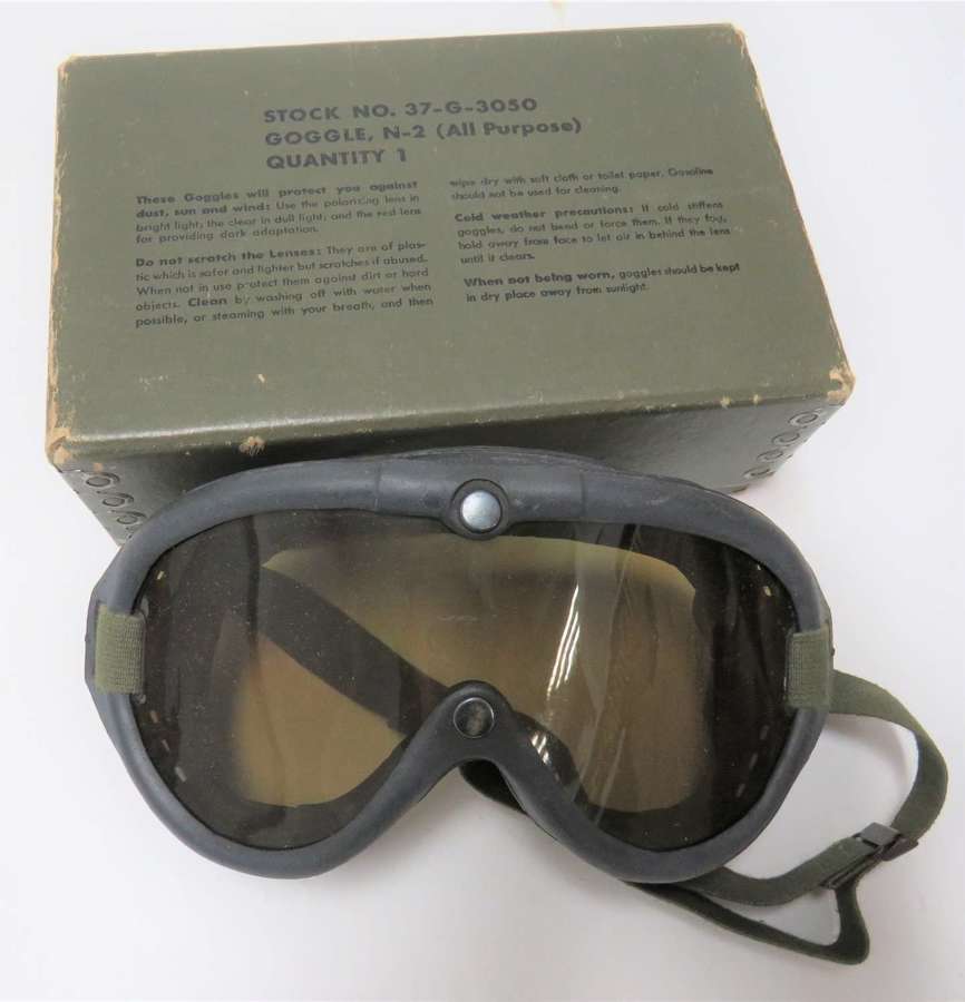 WW2 American M44 General Purpose Goggles