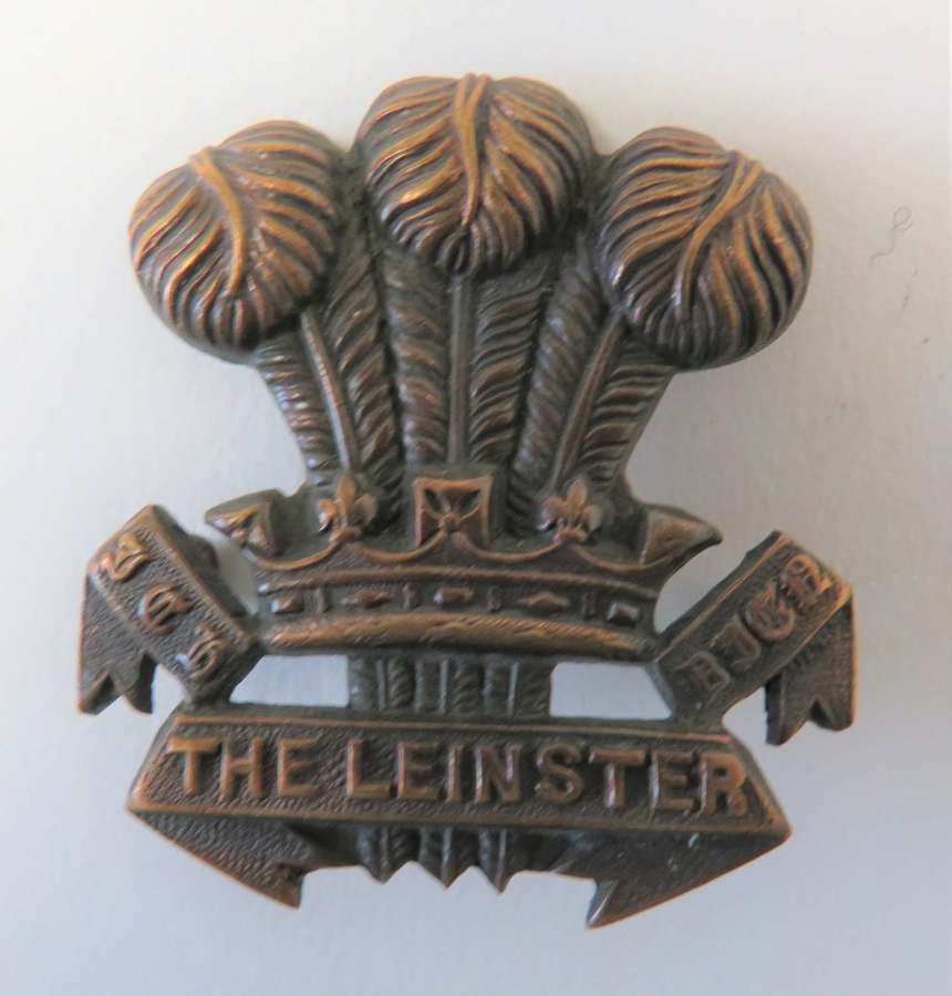 WW1 The Leinster Regiment Cap Badge