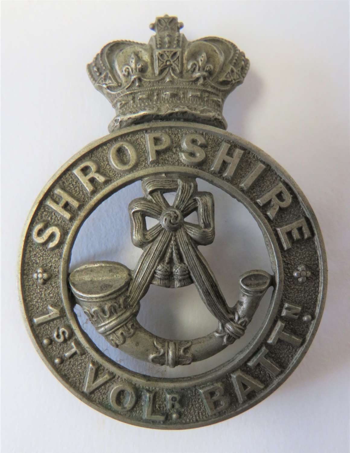 Victorian Shropshire 1st Volunteer Battalion Glengarry Badge