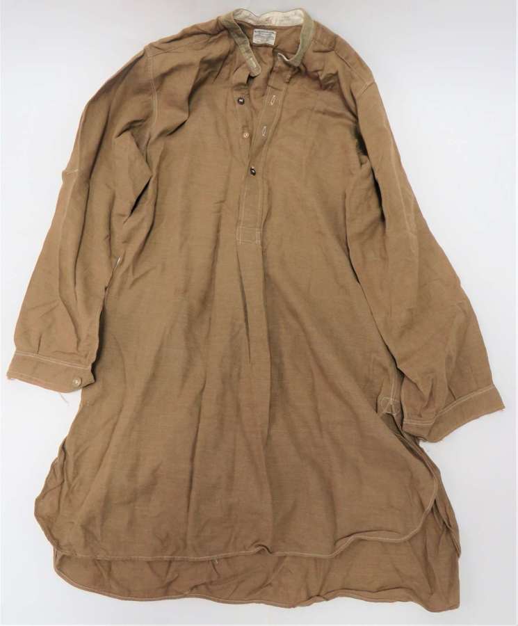 WW 2 Army Officers Collarless Half Buttoned Front Shirt