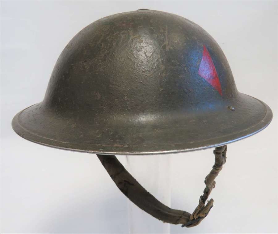 Early War 1940 Dated Royal Artillery Transfer Badged Mk2 Steel Helmet