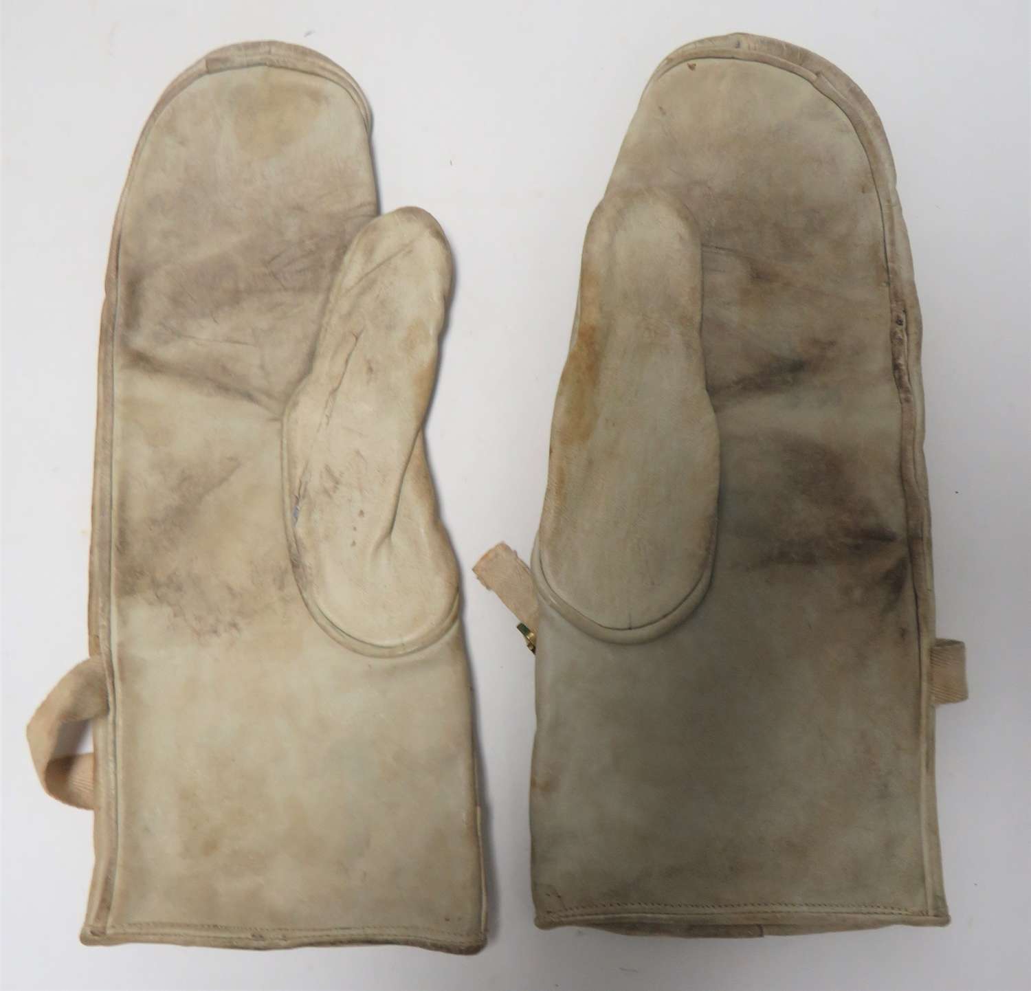 WW2 Royal Navy Cold Weather Leather Mitten Gloves