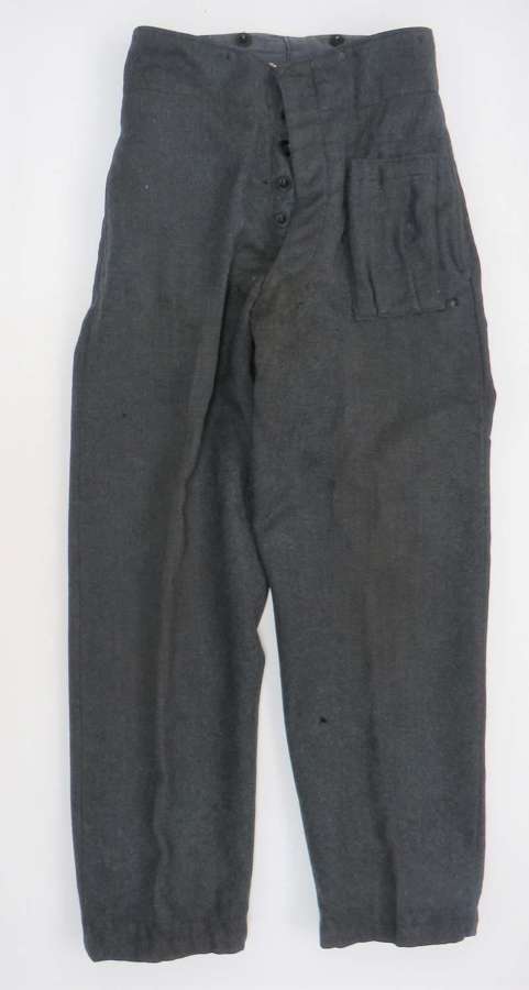 Scarce WW2 British Royal Air Force 1944 Dated Battledress Trousers