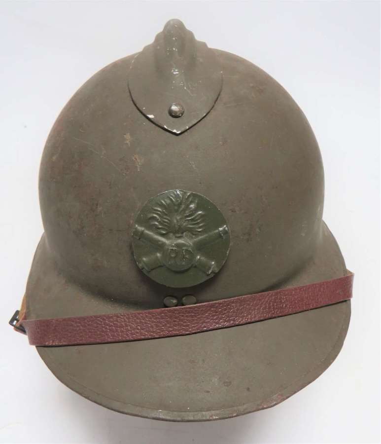 WW2 Fall of France M26 French Artillery Steel Helmet