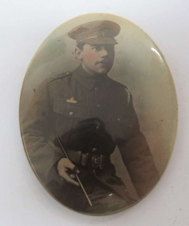 WW1 Celluloid Photograph Home Front Mirror