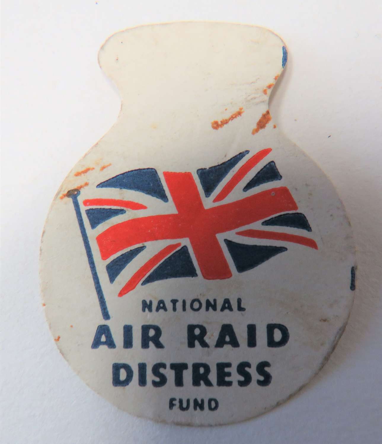 WW2 Air Raid Distress Fund Collecting Badge