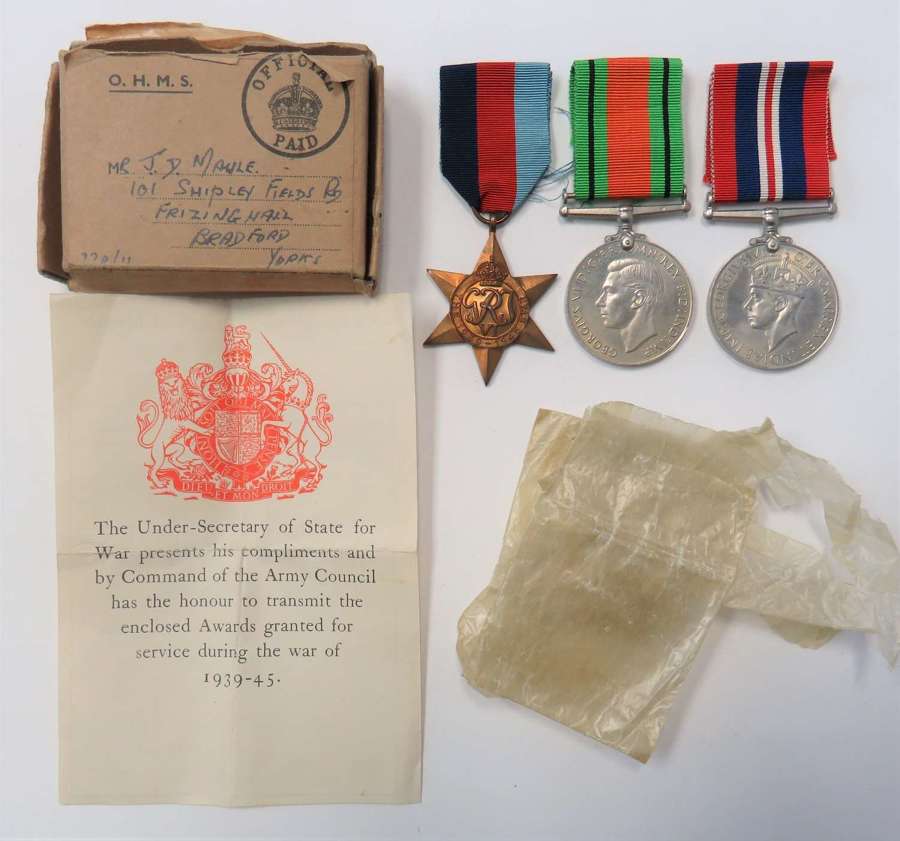 WW2 Attributed 1939-45 Star Medal Group