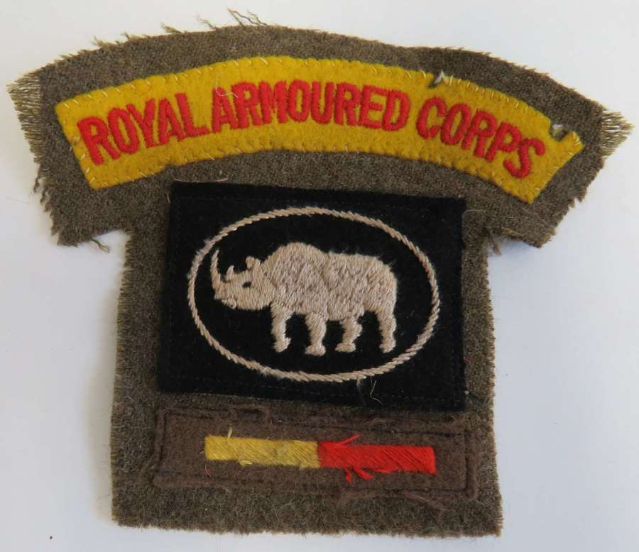 Royal Armoured Corps 10th Armoured Division Combination Badge