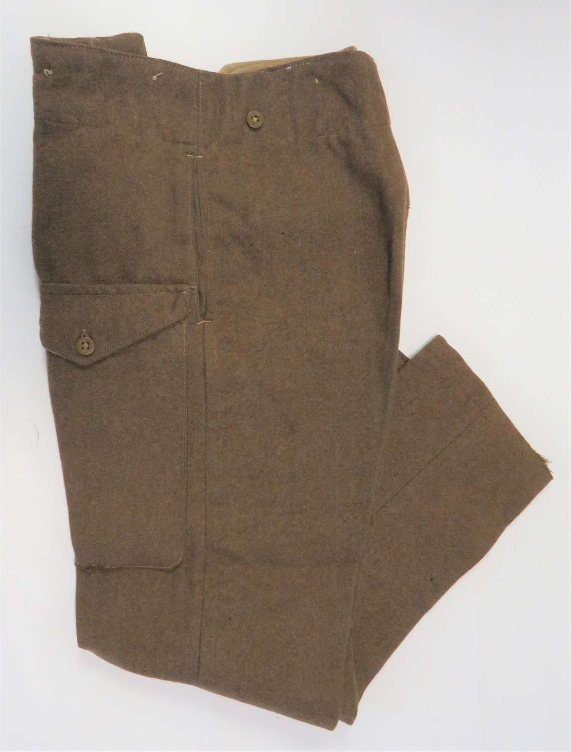Scarce 1940 Pattern British Battledress Trousers code date 1942