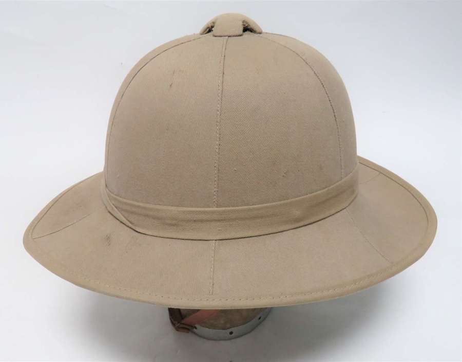 WW2 Overseas Service Tropical Pith Helmet Dated 1942