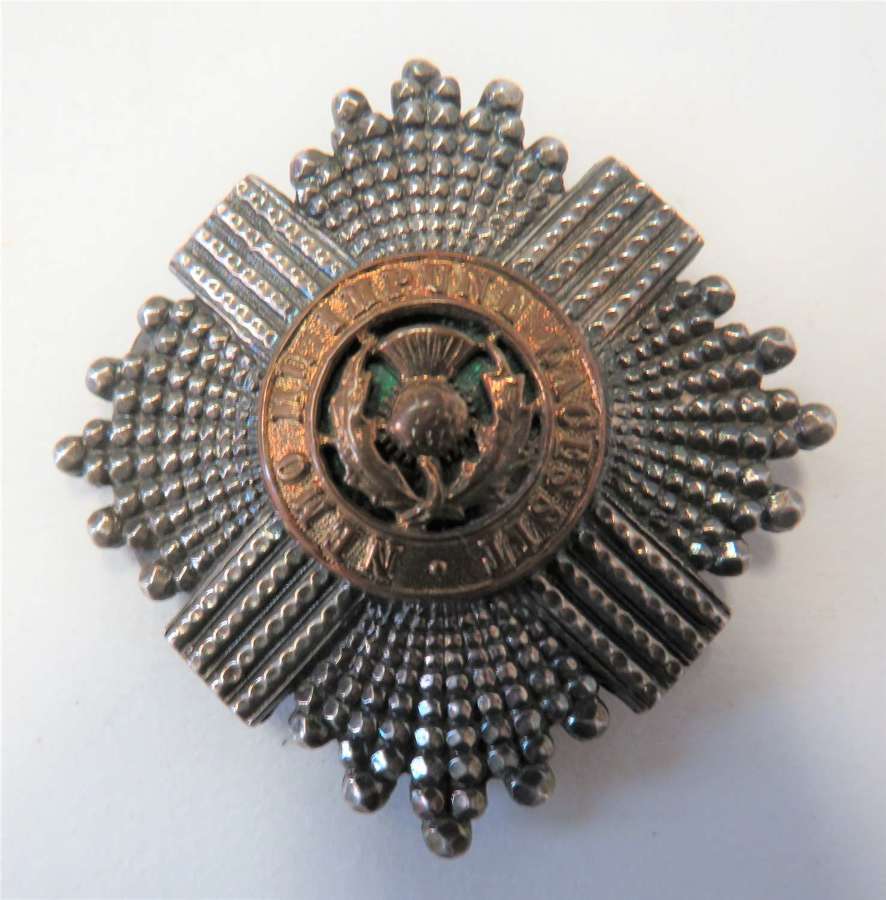 Royal Scots / Scots Guards Officers Cap Badge