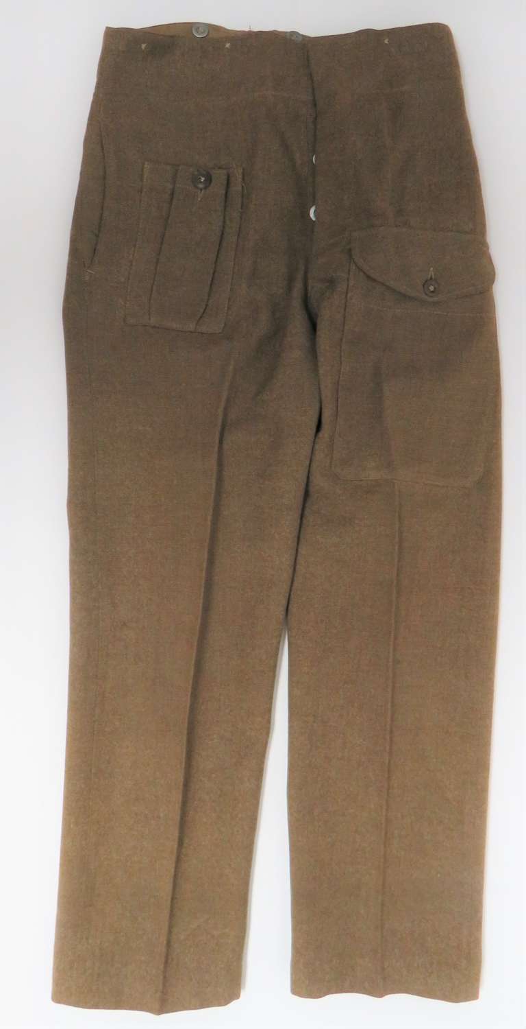 1940 Pattern British Made Battledress Trousers Dated 1943
