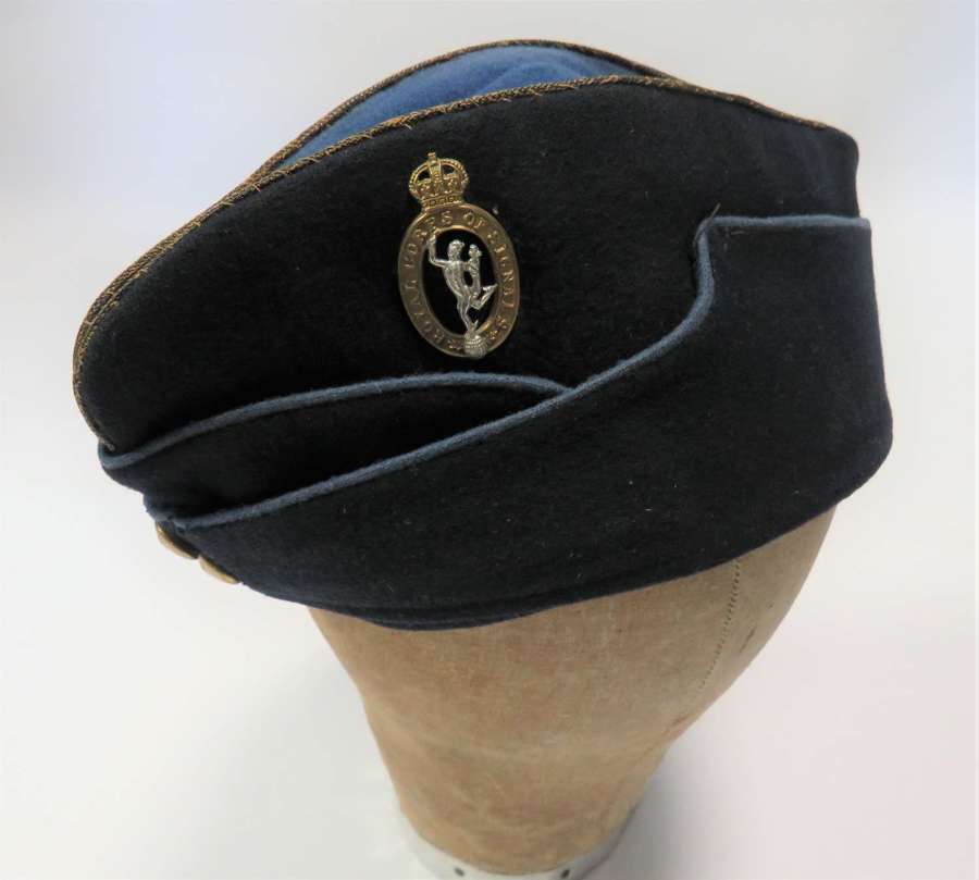 WW2 Royal Corps of Signals Warrant Officers Coloured Field Service Cap