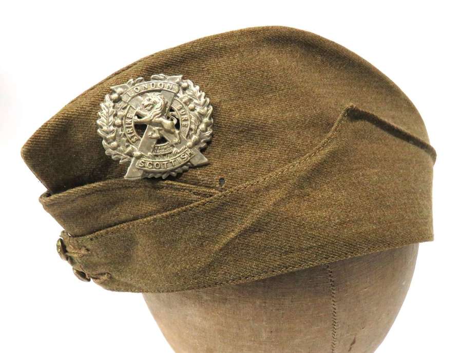 WW2 London Scottish Other Ranks Field Service Cap