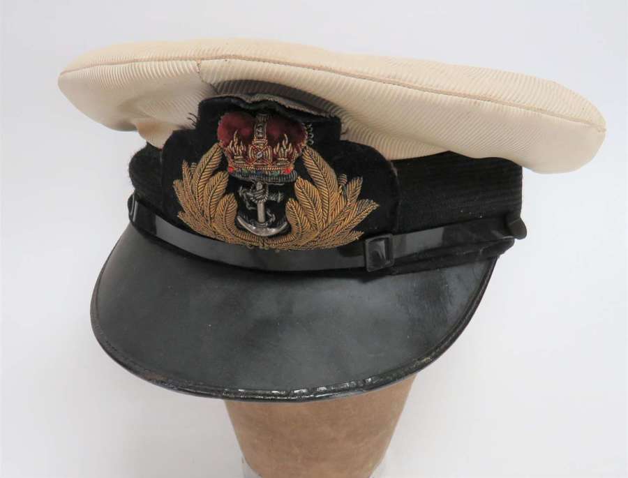 Post 1953 Royal Navy Officers Service Dress Cap