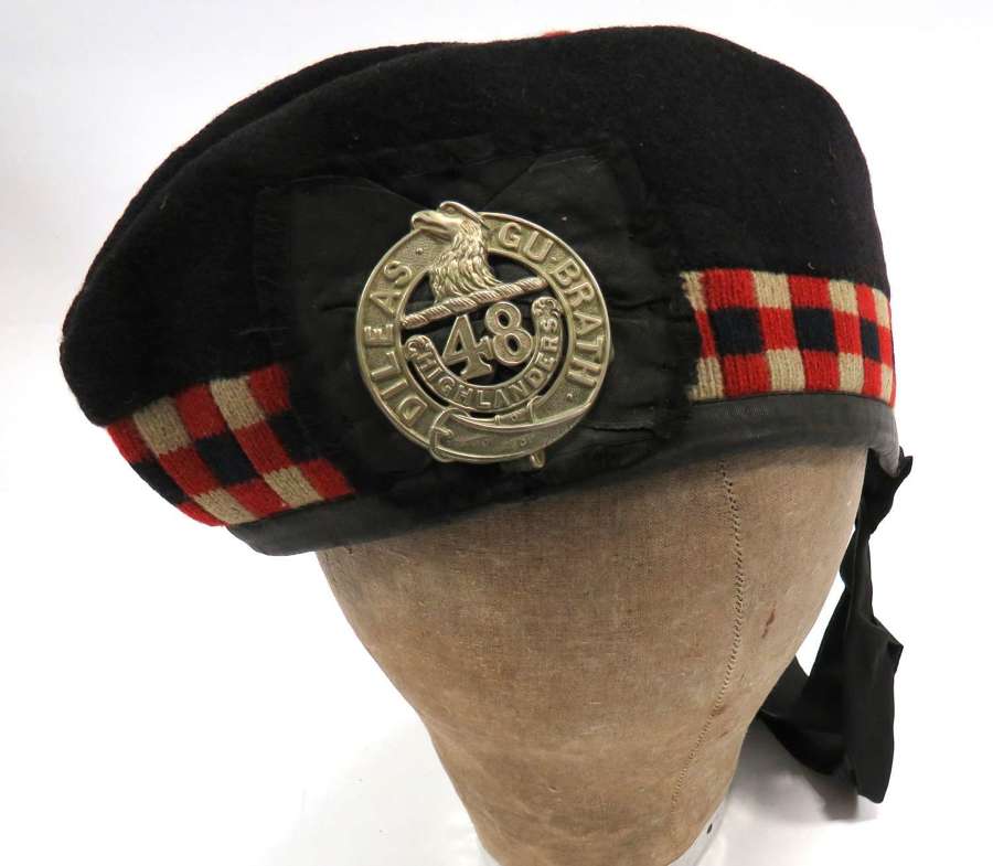 WW2 Period Canadian 48th Highlanders Glengarry