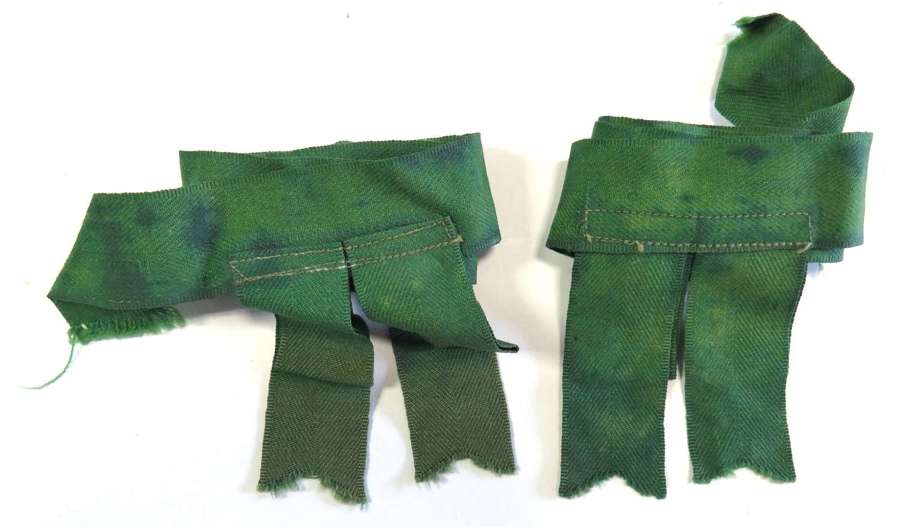 Pair Of Scottish Regiment Sock Hose Tops Ribbons