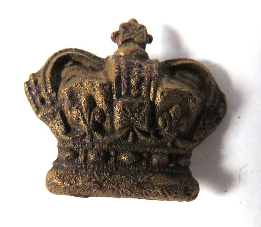 Victorian Glengarry Crown Badge