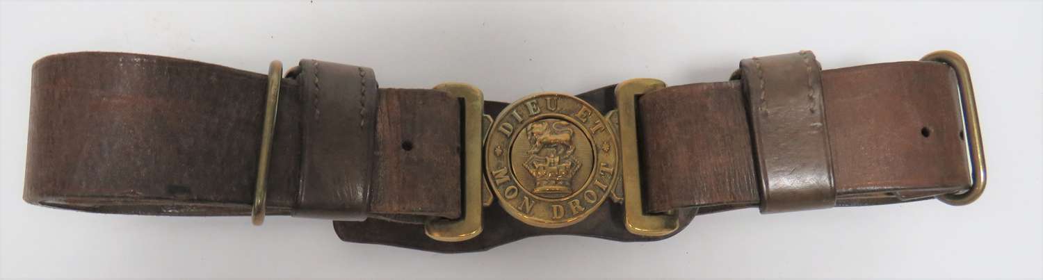Victorian Slade wallace Other Ranks Volunteers Leather Belt