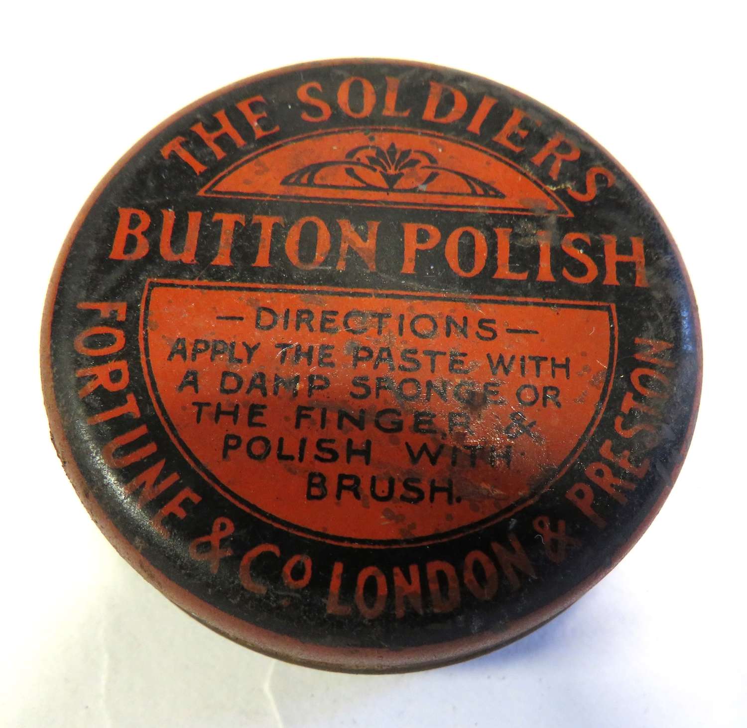 WW1 Period Button Polish Tin
