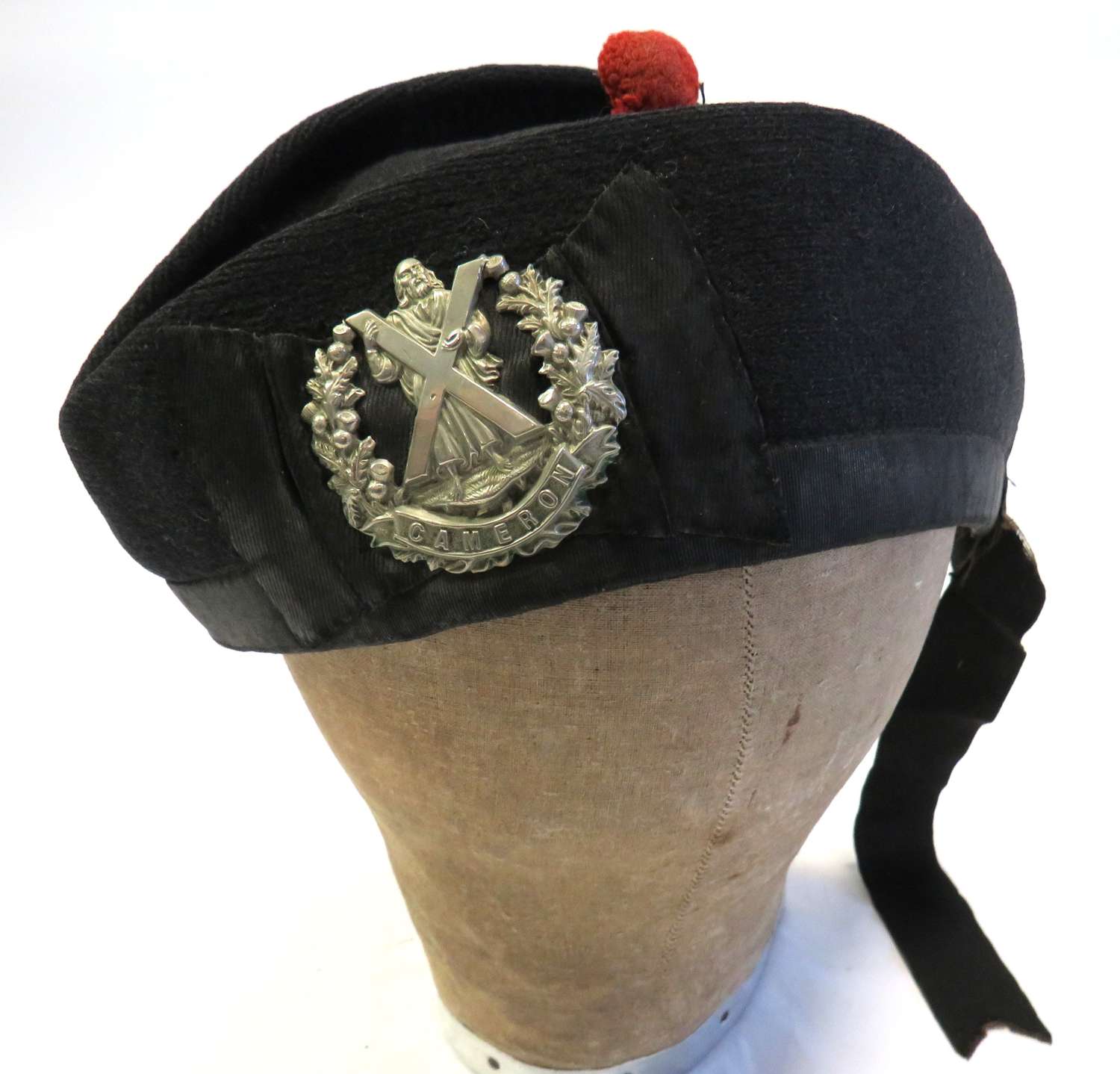 WW1 Period Cameron Highlanders Glengarry Hat