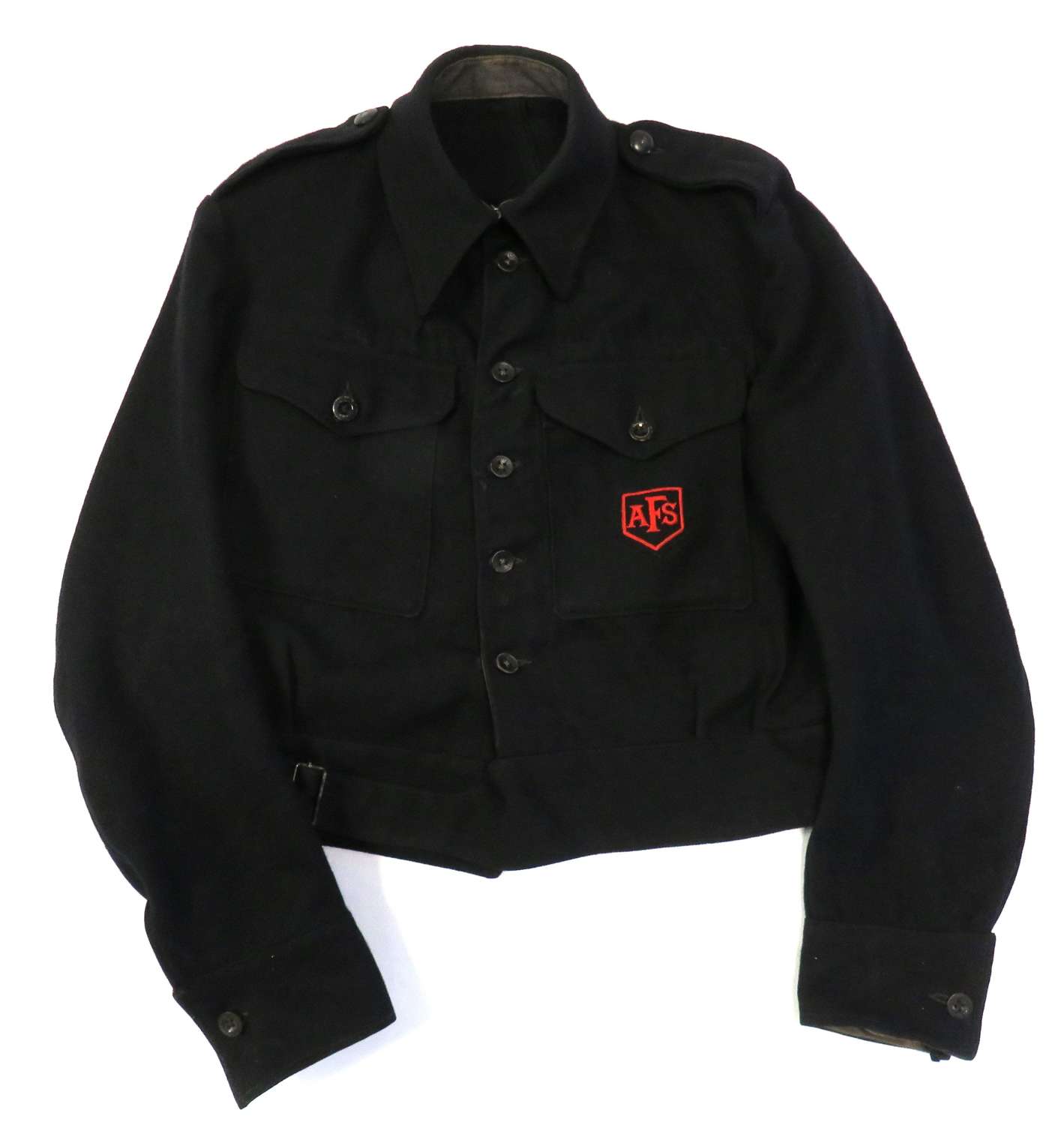 Post War N.F.S / A.F.S Battle Dress Jacket Dated 1947