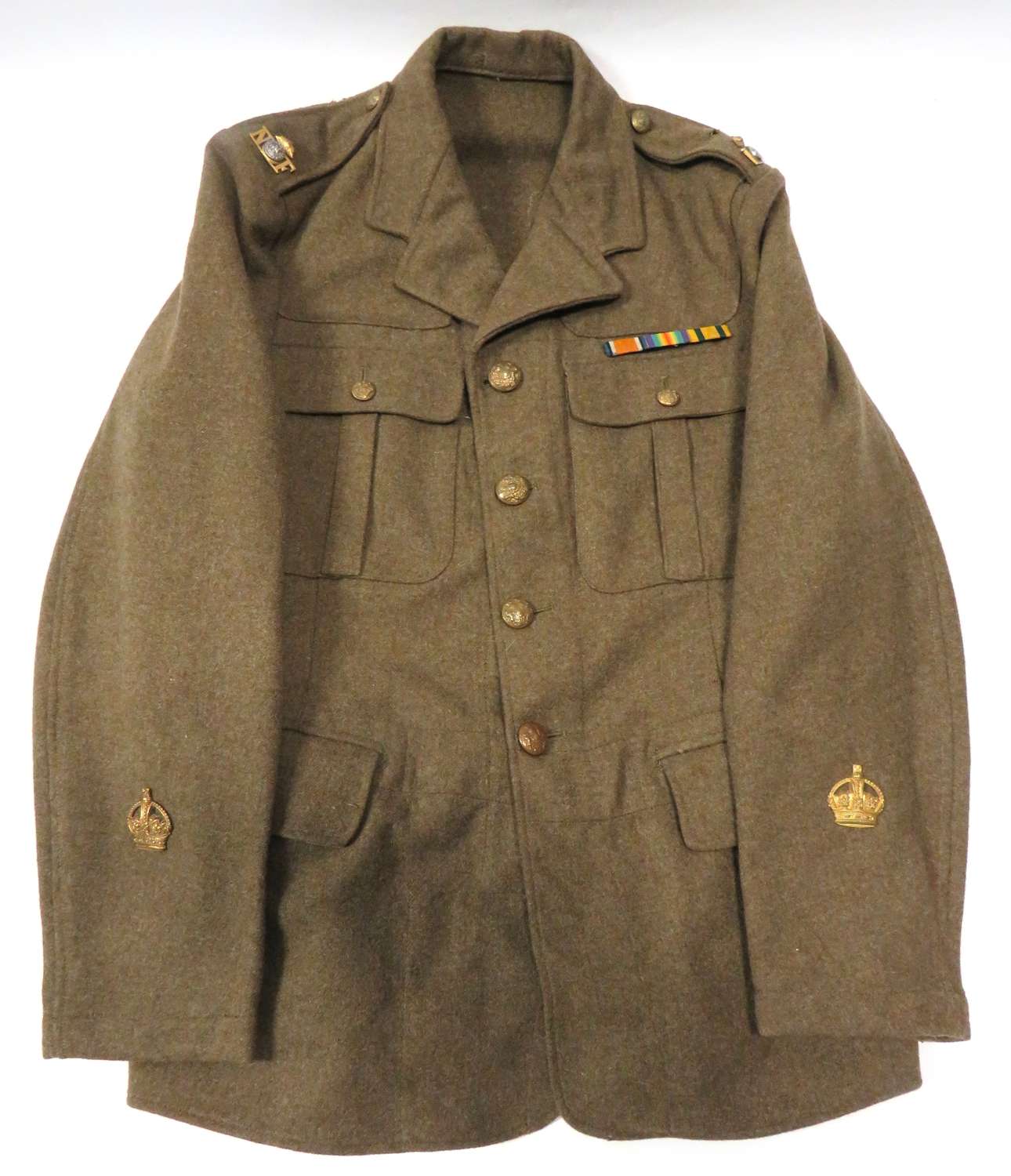 1922  Pattern Northumberland Fusiliers W.O.2 Service Dress Tunic