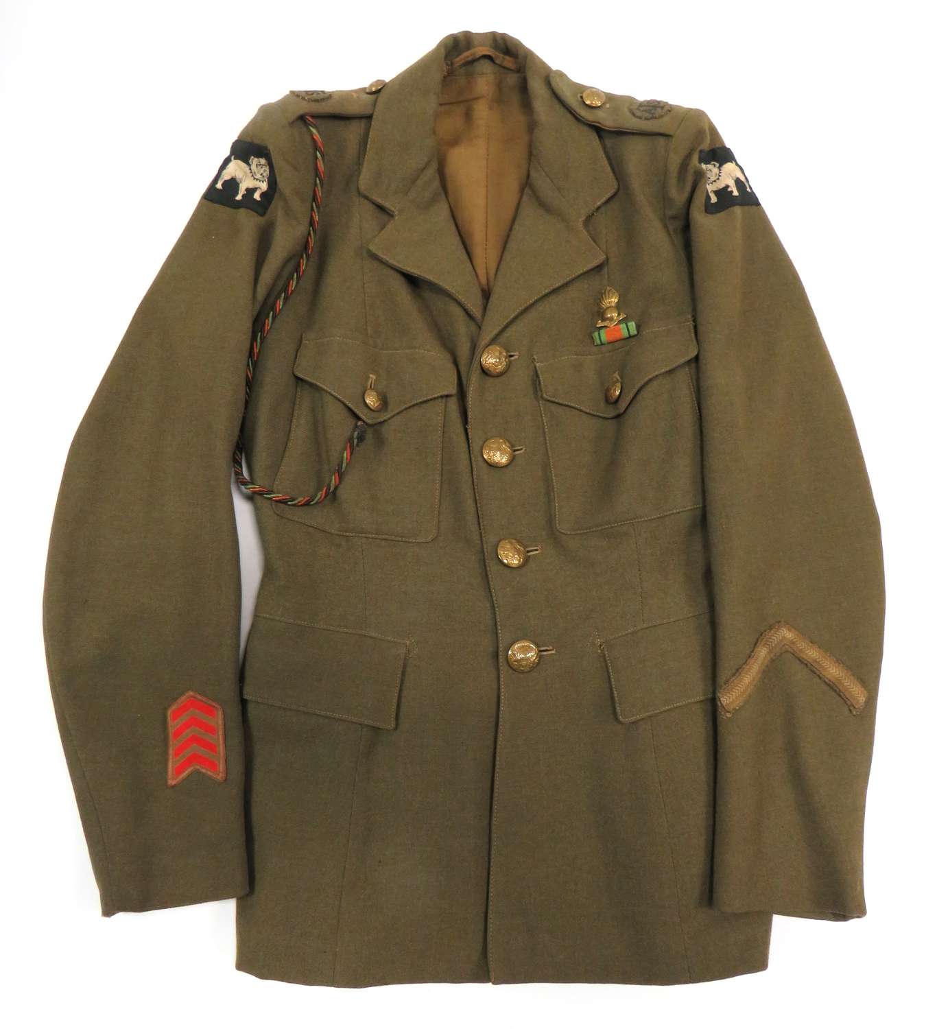 WW2 A.T.S Eastern Command Other Ranks Service Dress 1943 DatedTunic