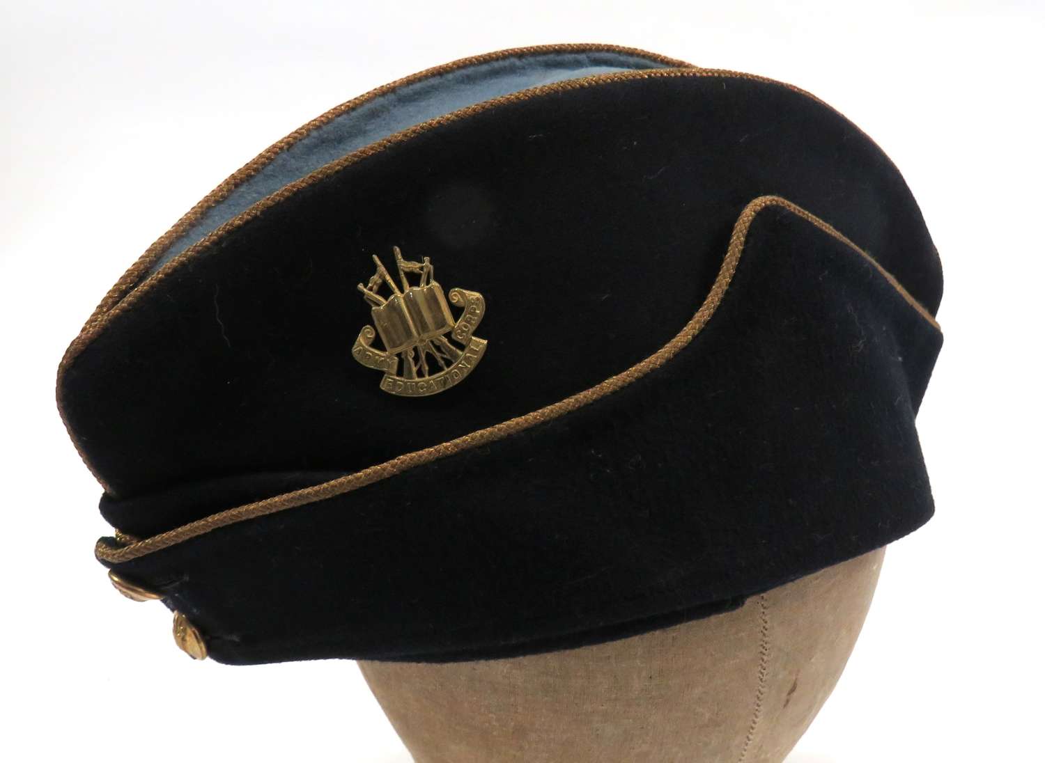 WW2 Army Educational Corps Officers Coloured Field Service Cap