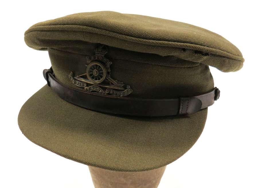 WW2 Royal Artillery Officers Service Dress Cap