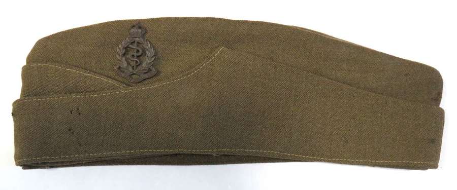 WW2 Royal Army Medical Corps Officers Field Service Cap