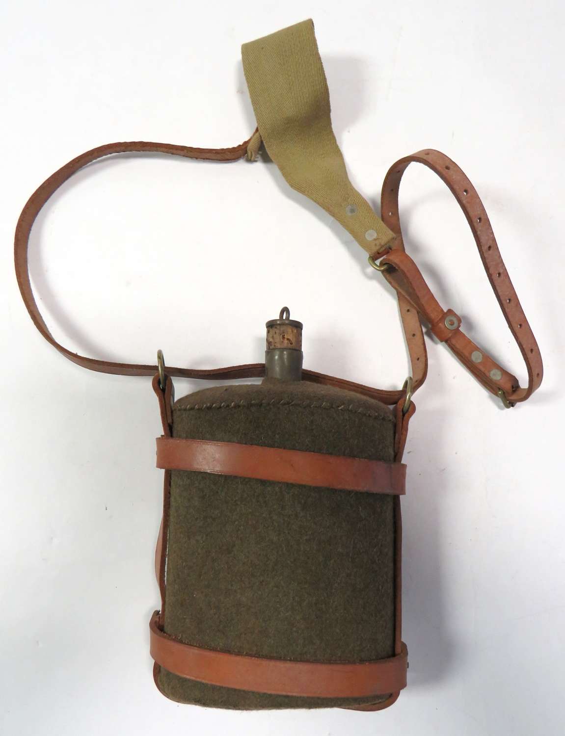 WW2 Home Guard Pattern Water bottle and Harness