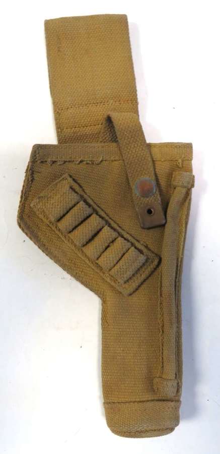 WW2 Open Top Shortened Pattern Tank Crew Holster Dated 1942