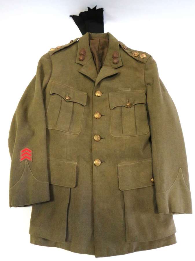 WW 2 Royal Welch Fusiliers Officers Service Dress Tunic