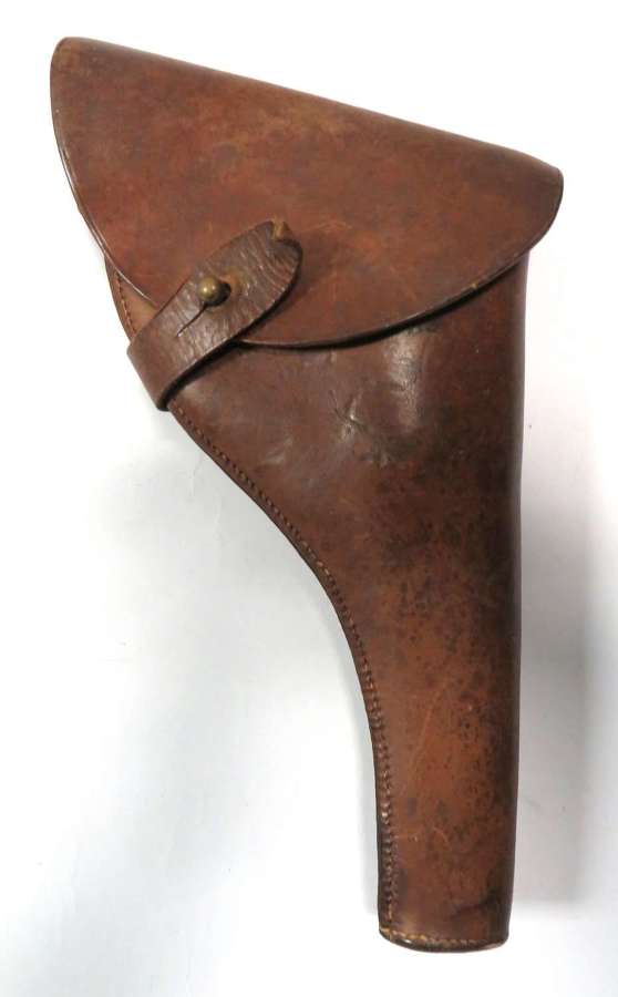 WW1 Officers Leather Webley Revolver Holster to fit the 1914 Equipment